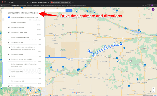 Drive time